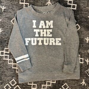 Chaser gray I am the Future soft sweatshirt size 6